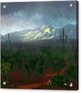 Catalina Mountains Storm, Tucson Az Acrylic Print