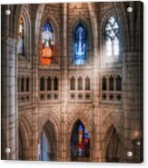 Cathedral Stained Glass Windows Acrylic Print