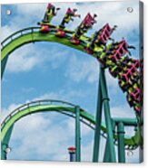 Cedar Point Raptor Roller Coaster 2021 Acrylic Print