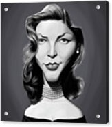 Celebrity Sunday - Lauren Bacall Acrylic Print