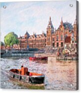 Central Station, Amsterdam, The Netherlands - 1 Acrylic Print
