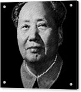 Chairman Mao Zedong, Portrait Acrylic Print