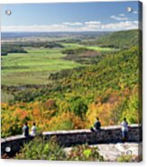Champlain Lookout In Gatineau Park Acrylic Print