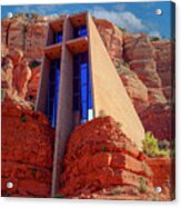 Chapel Of The Holy Cross Acrylic Print