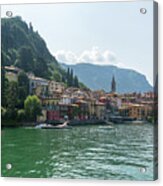 Charismatic Varenna Lake Como Italy - Picture Perfect Waterfront Acrylic Print
