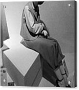 Charming Retro Style Mannequin. Braunschweig, Germany 1979 Acrylic Print