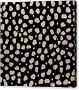 Cheetah Animal Tan Black Print Glam #1 #pattern #decor #art Acrylic Print