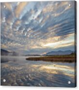 Cherry Pond Magic Clouds Acrylic Print