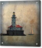 Chicago Harbor Lighthouse - Chicago, Illinois Acrylic Print