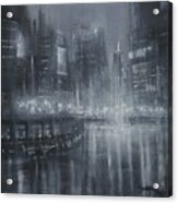 Chicago Noir Acrylic Print