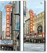 Chicago Theatre Poster Color Acrylic Print