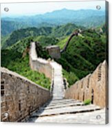 China 10 Mkm2 Collection - Great Wall Of China X I X Acrylic Print