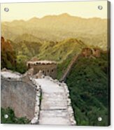 China 10 Mkm2 Collection - Great Wall Of China X X Acrylic Print