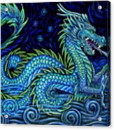 Chinese Azure Dragon Acrylic Print