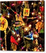 Christmas Decorations On The Tree Acrylic Print