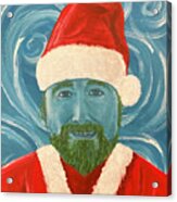 Christmas Self-portrait 2021 Acrylic Print