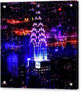 Chrysler Lights Acrylic Print