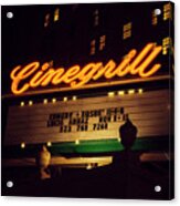 Cinegrill In Hollywood Acrylic Print
