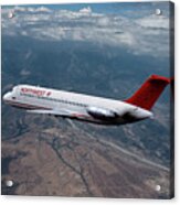 Classic Northwest Airlines Dc-9 Acrylic Print