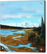 Clear Day On Denali Acrylic Print