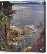 Cliffs At Blackmans Bay Acrylic Print