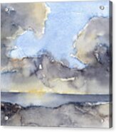 Clouds Over The Sea 3 Acrylic Print
