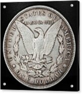 Coin Collecting - 1886 Morgan Dollar Eagle Side Acrylic Print