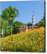 Colonial Capitol On A Spring Day Acrylic Print