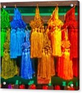 Colorful Chinese Style Tassels Acrylic Print