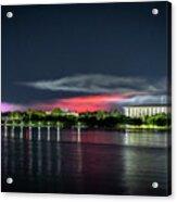 Colourful Canberra Sky Acrylic Print