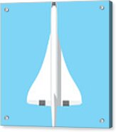 Concorde Jet Airliner - Sky Acrylic Print