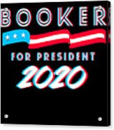 Corey Booker For President 2020 Acrylic Print