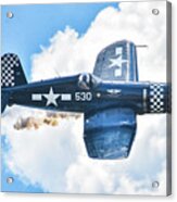 Corsair In The Clouds Acrylic Print