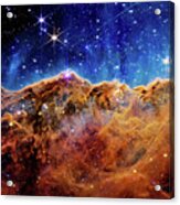 Cosmic Cliffs In The Carina Nebula Acrylic Print