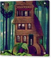 Cottage In The Woods Acrylic Print
