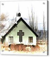 Country Church Acrylic Print