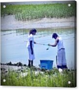 Crabbing With Friends Acrylic Print
