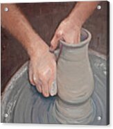 Creation - The Potter's Hands Acrylic Print