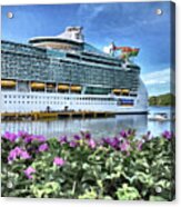 Cruise Ship Paradise Acrylic Print