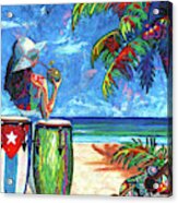 Cuban Beach Acrylic Print