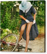 Cyclist Acrylic Print