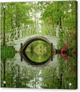 Cypress Gardens Bridge Acrylic Print
