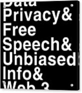 Data Privacy Free Speech Unbiased Information Web 3 Jigsaw Puzzle