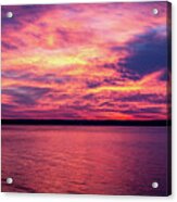Dawn In The Finger Lakes Acrylic Print