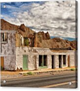 Death Valley Abandoned Building Acrylic Print