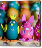 Decorated Easter Eggs Acrylic Print