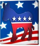 Democrat Poster Acrylic Print