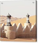 Desert Home - Between Two Lanterns Acrylic Print