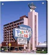 Desert Inn Casino Las Vegas In The Afternoon 1968 Acrylic Print