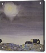 Desert Nightscape Acrylic Print